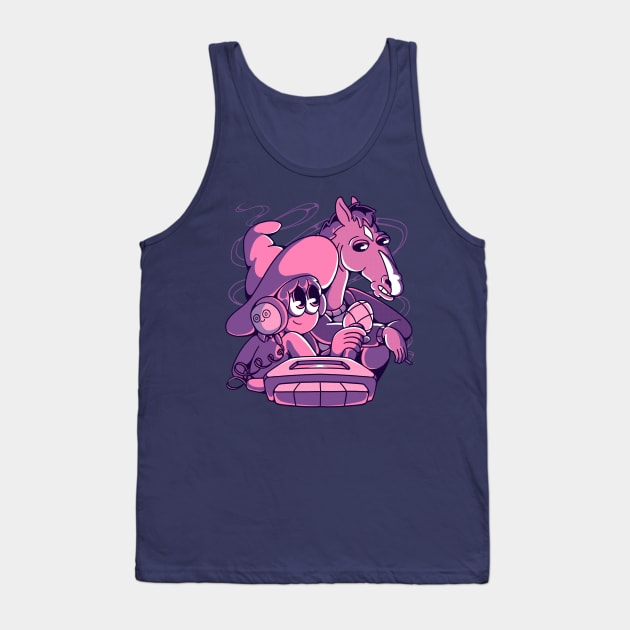 Midnight Horseman Tank Top by fitasartwork